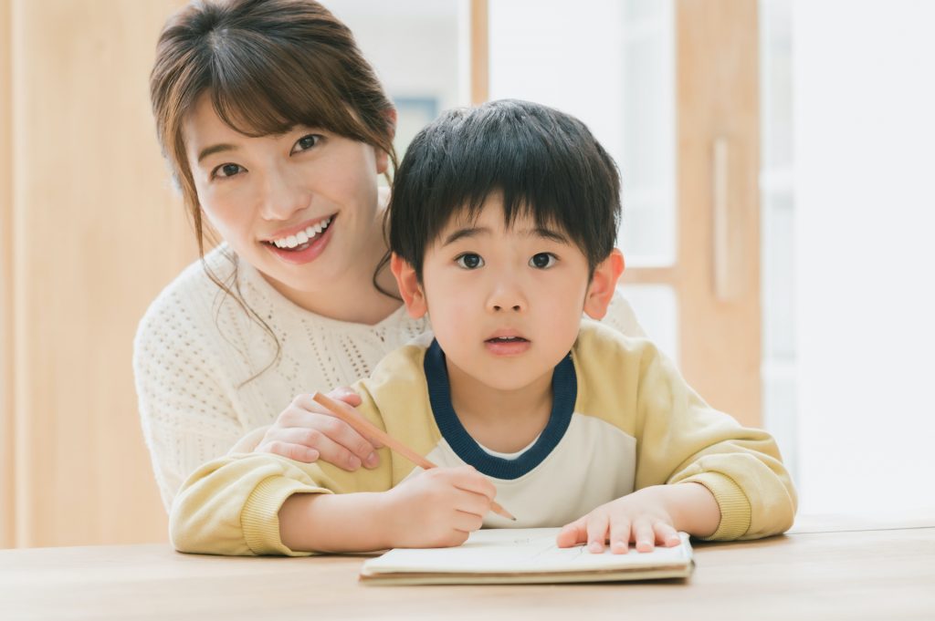 お母さんと男の子